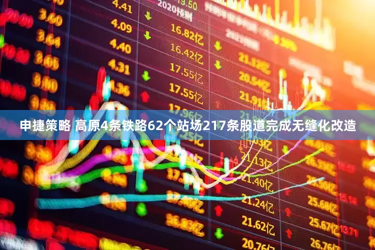 申捷策略 高原4条铁路62个站场217条股道完成无缝化改造
